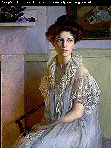 Lilla Cabot Perry Lady with a Bowl of Violets
